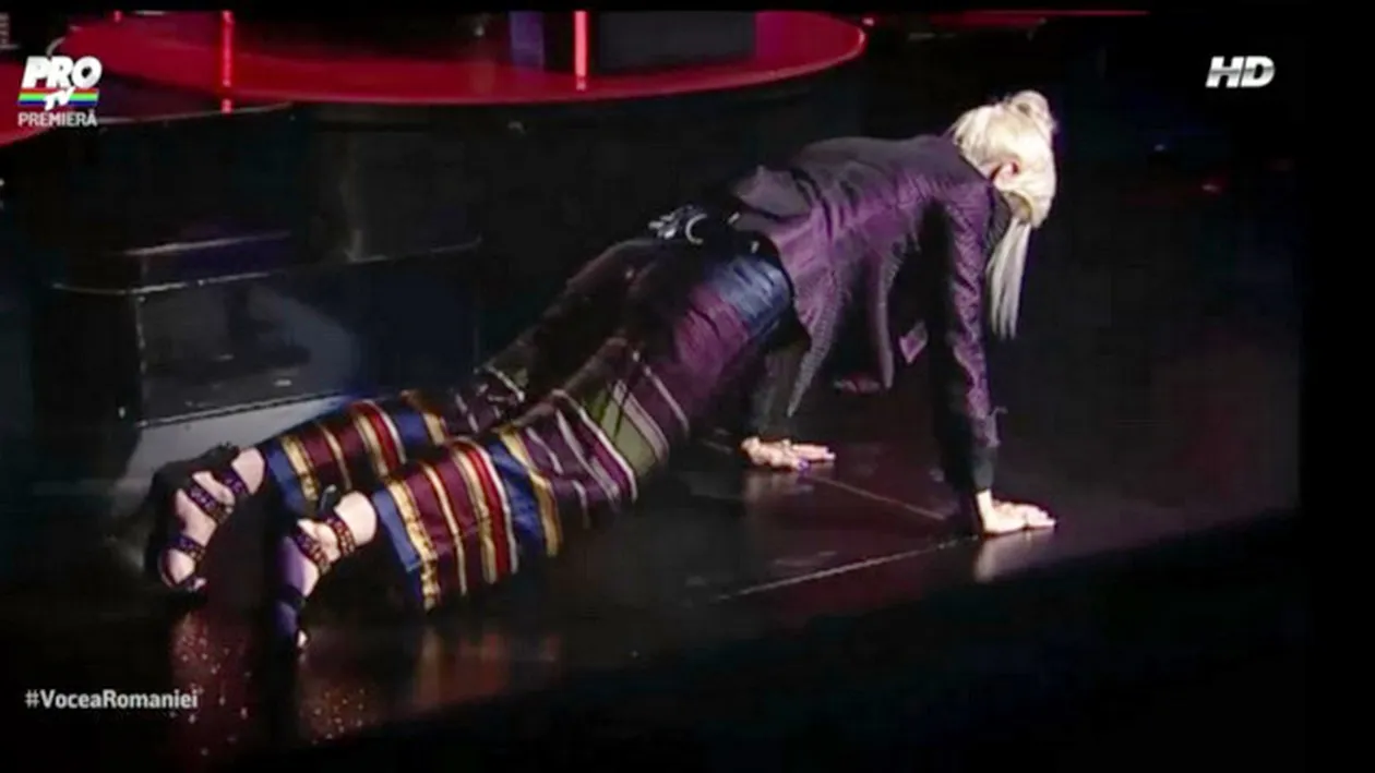 Are 45 de ani, insa se misca mai tare ca o pustoaica! Juratii de la Vocea Romaniei au amutit cand au vazut ce face Loredana Groza