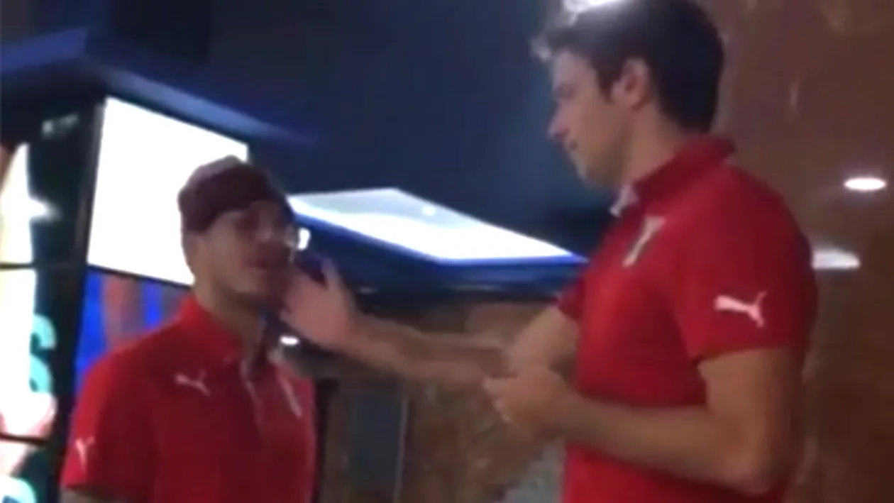 VIDEO Astea sunt IMAGINILE SECOLULUI! Trei super-jucatori de la Astra Giurgiu, filmati in timp ce se bateau si se injurau