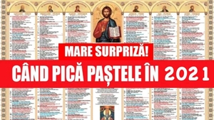 Când pică Paștele în 2021! Creștinii ortodocși nu vor sărbători Învierea Domnului în aceeași zi cu cei catolici