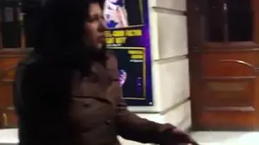 VIDEO Petre Craete a fost batut de o femeie in plina strada in Anglia! Vezi cum si-a luat-o Taranu cu Maserati pe cocoasa!