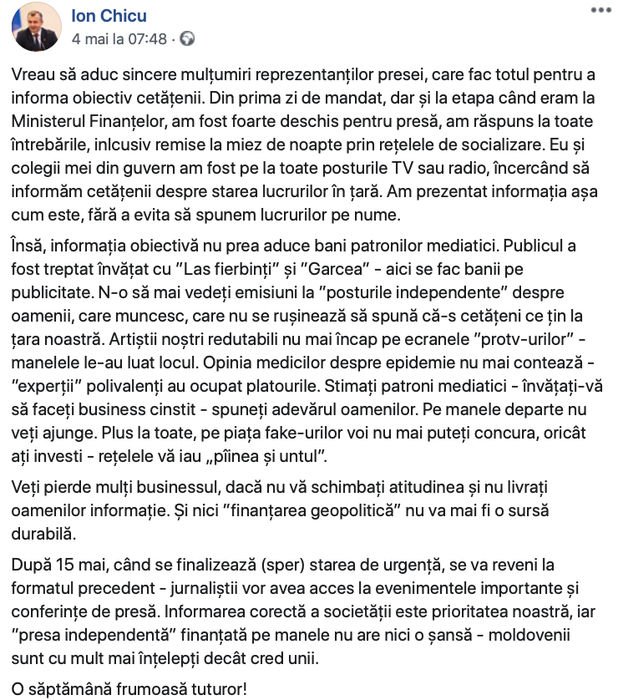 Zeci de ani de relații bilaterale România – Republica Moldova s-au dus pe apa sâmbetei din cauza lui Ion Chicu