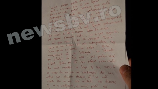 I-a fost sfasiat sufletul din dragoste! O femeie a vrut sa se sinucida pe DN1 si a lasat un mesaj de adio dureros: "Cand citesti aceste randuri eu nu mai sunt. Nu am mai putut continua ..."