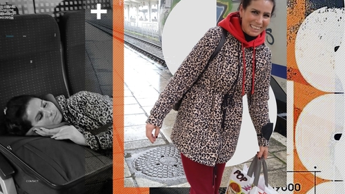 Imagini uluitoare cu artista din Banat. Daniela Ploia, dată jos din tren de conductor, în picioarele goale