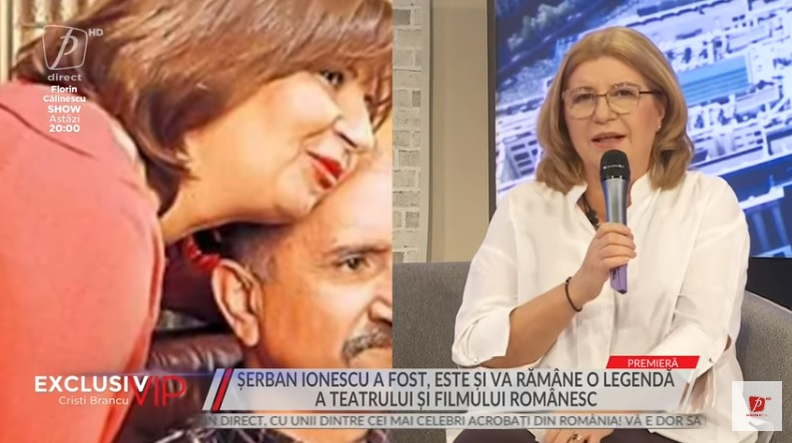 Magda Catone, ultima apariție publică la emisiunea lui Cristi Brancu (sursa FOTO: captură VIDEO)