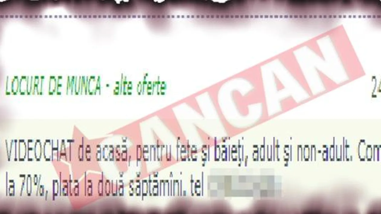 Baietii, vanati de patronii de videochaturi