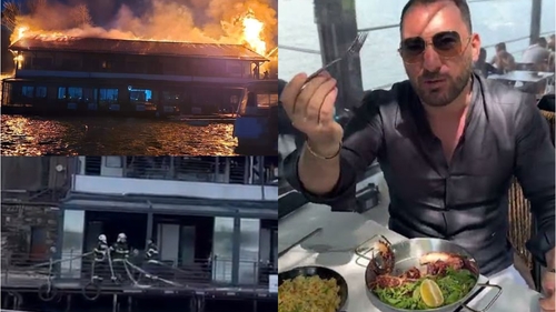 Taverna Racilor, o ruină. Ce a rămas din "bijuteria" lui Pescobar, după incendiu