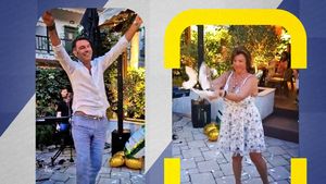 Mihaela Borcea și soțul au dat cu farfuriile de pământ în luna de miere! CANCAN.RO are imaginile spectaculoase din Grecia!