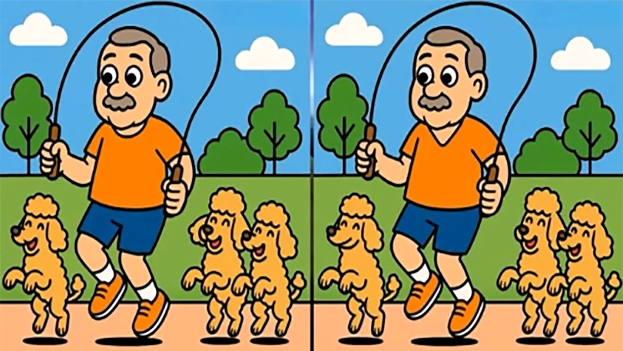 Test de logică | 3 diferențe în maximum 27 de secunde: Le puteți identifica pe toate?