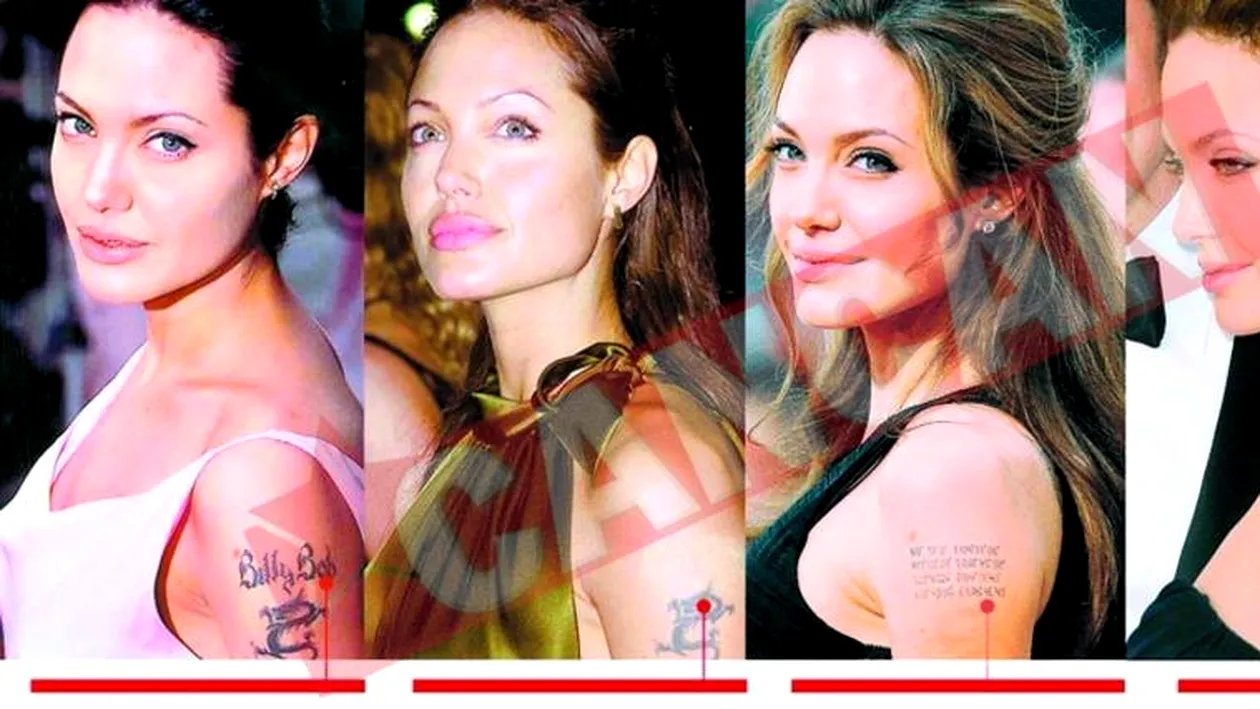 Ce te-ai mai tatuat, Angelina!