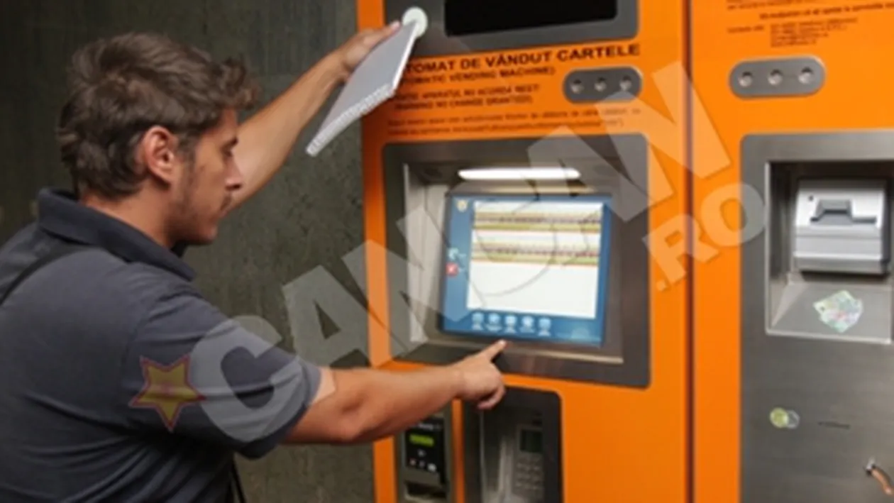 Metrorex a pus in functiune 35 de aparate de vandut cartele