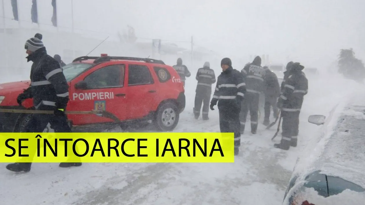 Se întoarce iarna! Temperaturi de până la -15 grade în România