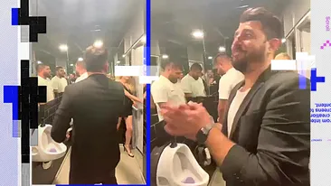 Nici Măruță nu l-ar fi surprins în halul ăsta! O blondă a intrat peste Radu Ciucă, în toaleta bărbaților, la NUBA