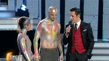 In discoteca, la fel ca pe ringul “Dansez pentru tine”. Giani Kirita a intrat la duel cu o bruneta