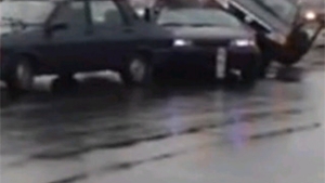 Accident in lant pe autostrada Bucuresti-Pitesti! 4 persoane sunt ranite