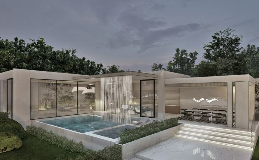 Proiect de design: casa Georgianei Lobonț și a lui Rareș Ciciovan / sursă foto: Instagram