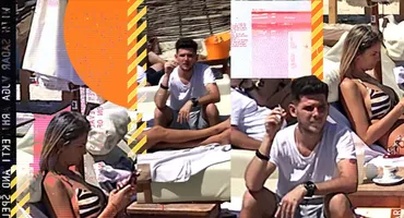 E cea mai bună dovadă că s-au împăcat. Cum i-am filmat la mare pe sexy-asistenta de la Neatza și vloggerul Cuza
