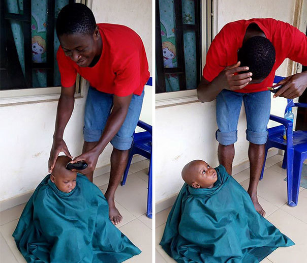 Îl mai ţii minte pe băieţelul din Nigeria lăsat să moară pe străzi? Aşa arată la un an de când a fost salvat