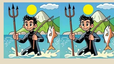 TEST IQ | Găsiți cele 3 diferențe dintre aceste două poze. Geniile o fac în maximum 10 secunde!