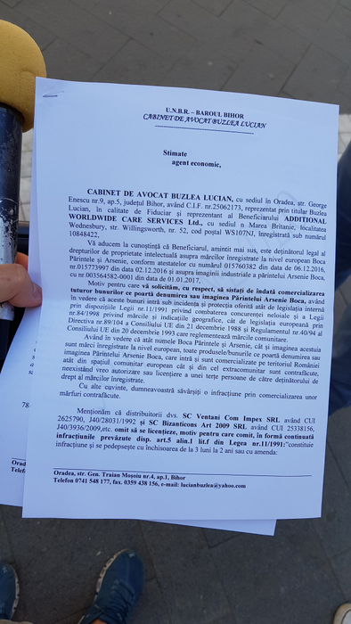 Actele pe care Daniel Gheorghe le-a prezentat polițiștilor