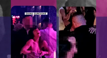Diana Gureșoaie a reintrat în “joc”, iar CANCAN.RO a filmat-o în plină acțiune la NUBA. Săruturi, dans lasciv… + L-a înnebunit cu sânii!