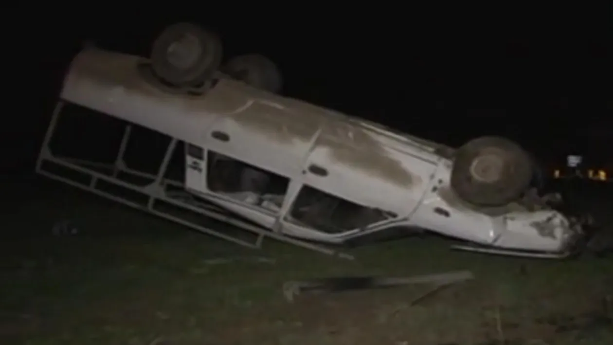 Accident Grav pe Autostrada Soarelui! Un sofer aflat sub influenta bauturilor alcoolice s-a rasturnat cu masina