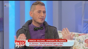 Solcanu,după operaţia pe creier: "Dumnezeu îi iubeşte şi pe homosexuali! Nu contează cu cine faci dragoste, ci doar dacă faci "