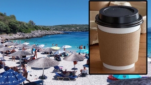 Câți bani a plătit Aura din București, pentru o cafea, pe o plajă din Grecia: "Plec cu un gust amar"