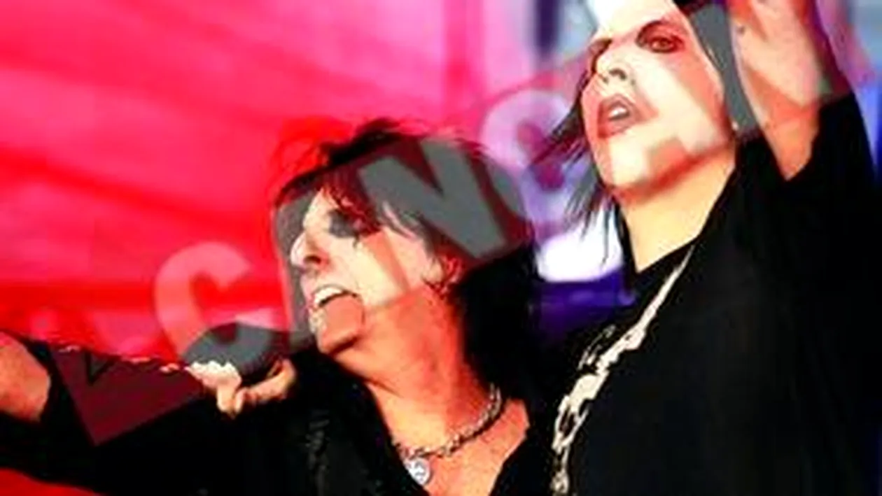 Alice Cooper si Marilyn Manson au facut pace in Romania