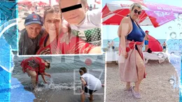 Imagini de infarct cu Ioana Tufaru în costum de baie la plajă în Eforie! Vacanță pe buget de criză: 40 lei/zi