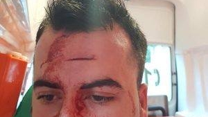 Condamnat la doi ani şi jumătate după ce a spart capul unui poliţist de la Rutieră!