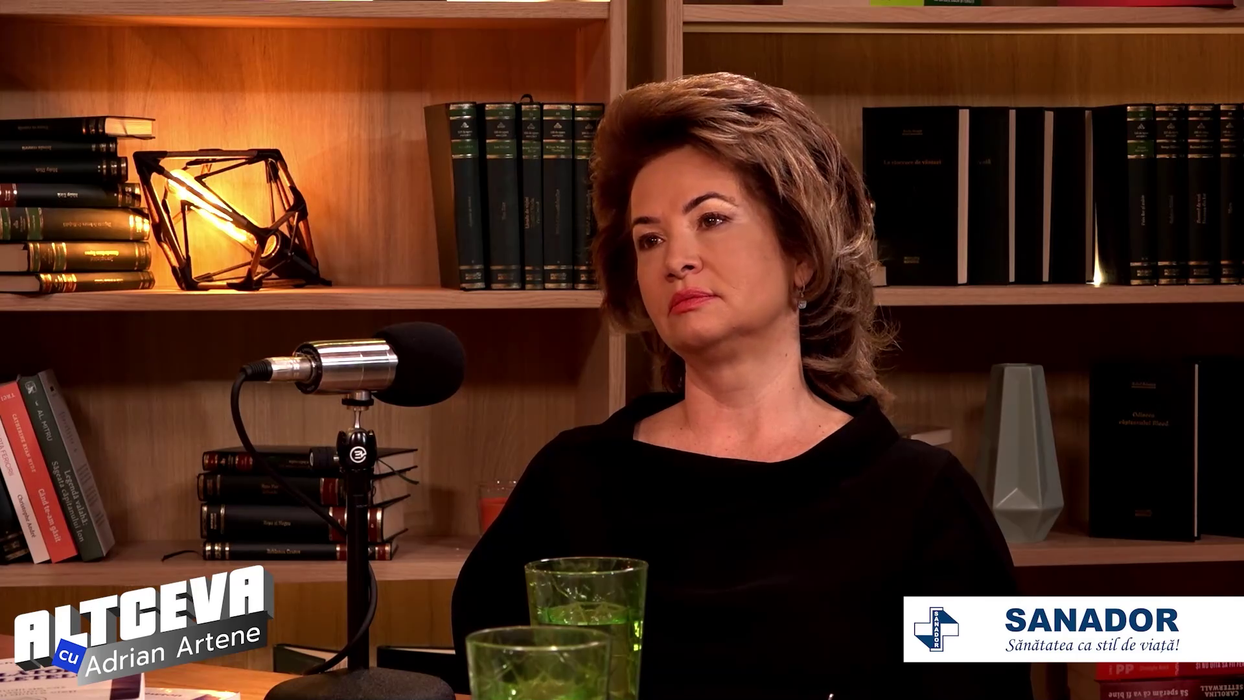 Liana Voiculescu este invitata săptămânii în podcastul "ALTCEVA cu Adrian Artene", difuzat pe canalul de YouTube dedicat (Foto: captură video)