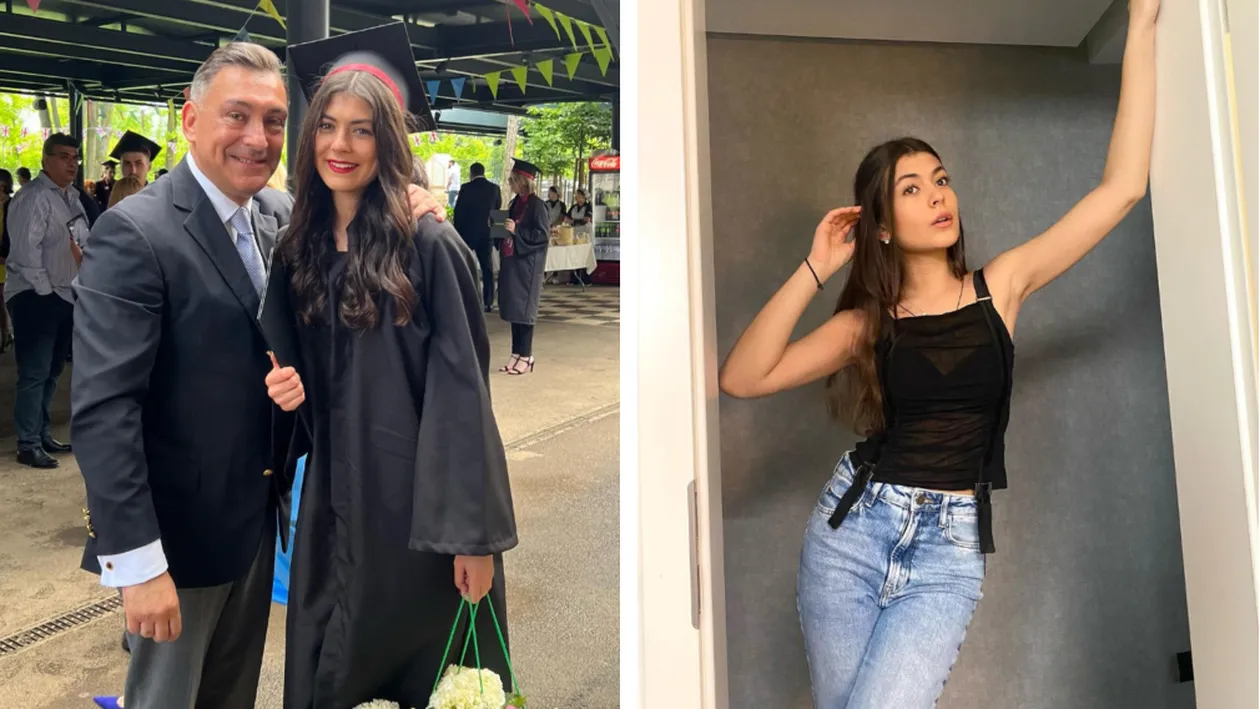 Fiica lui Ilie Dumitrescu a absolvit liceul! Marya Daria este o adolescentă superbă