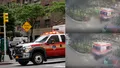 Cum a reușit un șofer de ambulanță să lovească o femeie. Bătrâna a fost prinsă sub roțile mașinii