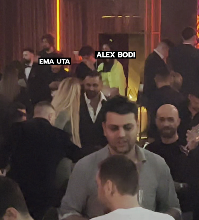 Ema Uta îi explică ceva lui Alex Bodi (Foto: CANCAN.RO)