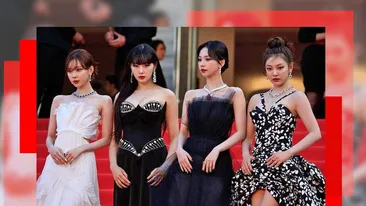 Creația Cristinei Săvulescu, vedetă pe covorul roșu la Cannes! Ce artistă a purtat rochia celebrei creatoare de modă din România