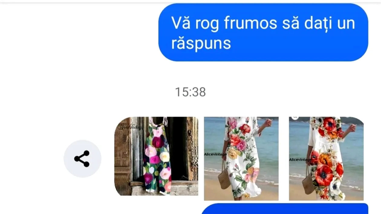 Irina din Cluj-Napoca a comandat 3 rochii de pe un site de îmbrăcăminte. Ireal ce a primit, de fapt