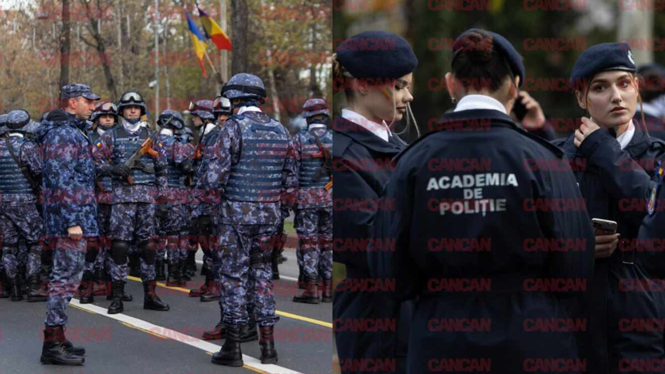 Imagini LIVE de la parada militară de 1 decembrie. Cum au apărut poliţistele la defilare. FOTO