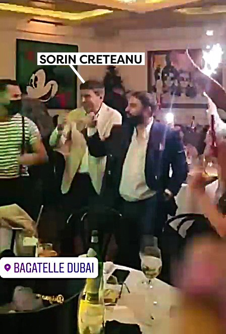Sorin Crețeanu, mega-party ca-n vremurile bune, la "Bagatelle Dubai”, împreună cu ”Regele” Florin Salam