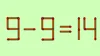 Test IQ cu chibrituri | Corectați 9 – 9 = 14, mutând un singur băț