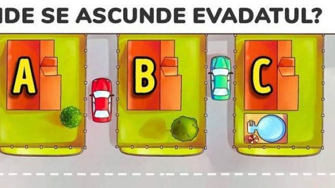 TEST | Cel mai tare test de inteligență: Unde se ascunde infractorul?