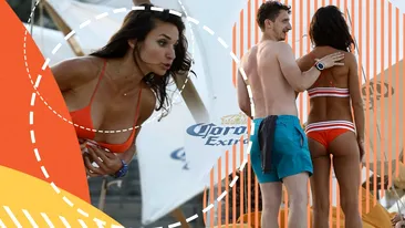 Cea mai sexy-antrenoare de fitness de la TV a fost ”torturată” pe o plajă din Mamaia! S-a întins pe șezlong, dar deodată…