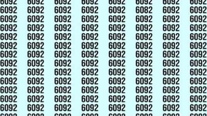Test de logică | Găsiți singurul număr diferit de 6092!