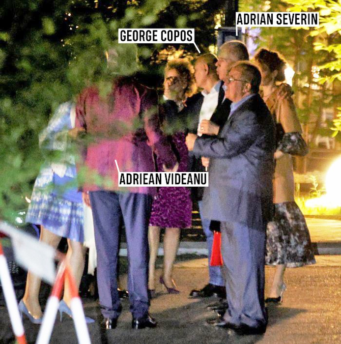 George Copos, alături de bunii săi amici