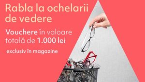 Uită de ochelarii de vedere uzați! Lensa a lansat o nouă ediție „Rabla la ochelarii de vedere”, cu vouchere în valoare totală de 1.000 de lei