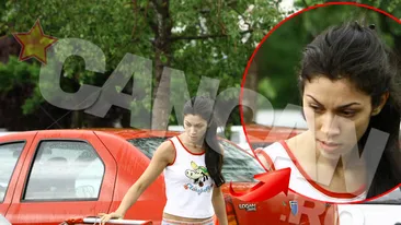 Nevasta lui Pepe e sexy gospodina, vrea sa aiba casa plina! Uite-o pe Raluca la cumparaturi, nemachiata si cu chilotii la vedere!