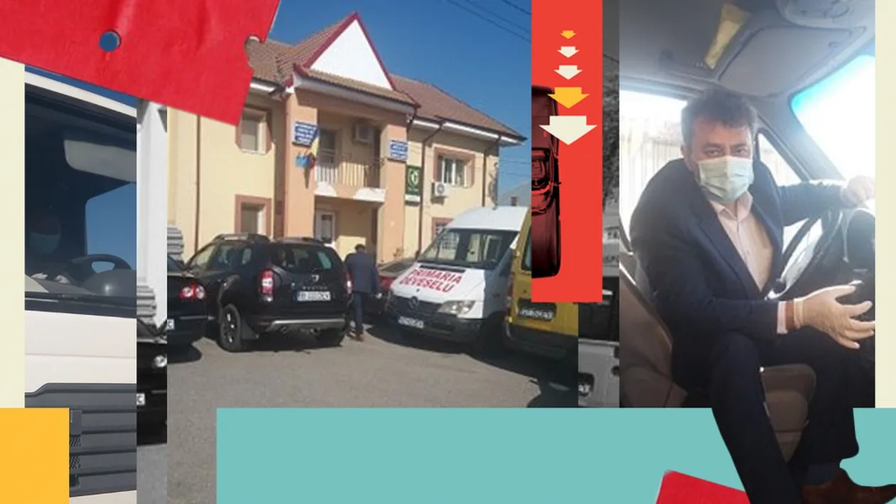 Povestea primarului și viceprimarului din Deveselu. Cum au ajuns să conducă microbuzele primăriei și mașina de gunoi