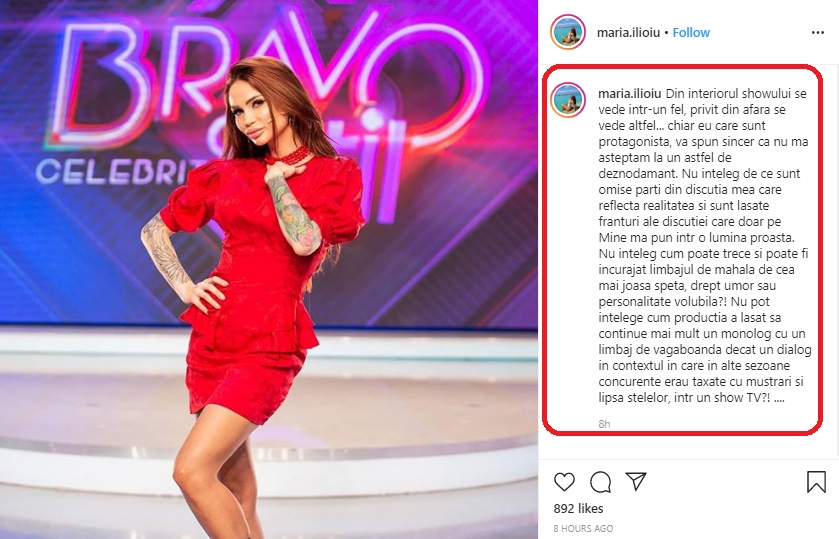 Maria Ilioiu a continuat războiul cu Andreea Tonciu pe Instagram: “Să fiu jignită de ultima găină jumulită din aprozar”. A șters mesajul, dar noi l-am salvat