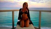 Gata! Fiica lui CARMEN HARRA a întrecut o pe KIM KARDASHIAN la posterior! ALEXANDRA s-a întors cu spatele şi toată lumea l-a văzut 