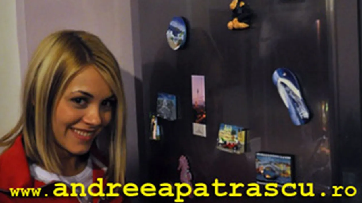 Andreea Patrascu e mandra de colectia ei de magneti de frigider