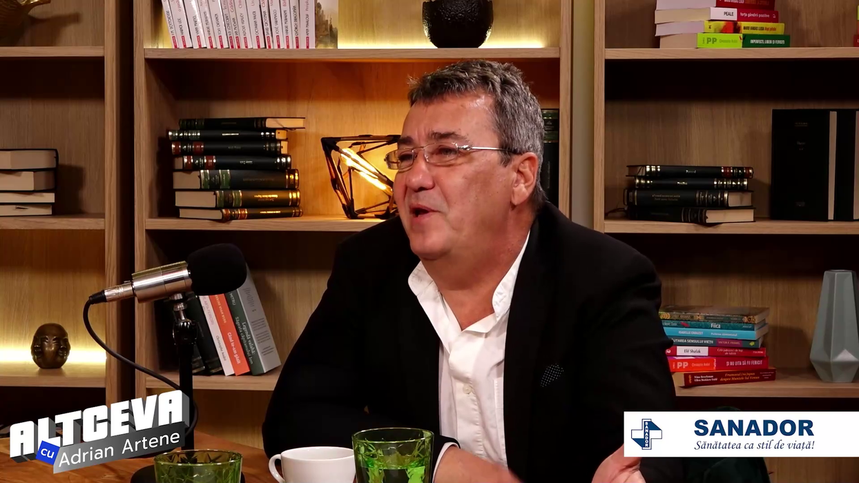 Florin Chilian este invitat în podcastul "ALTCEVA cu Adrian Artene", difuzat astăzi, 12 noiembrie, de la ora 19:00 (Foto: captură video)